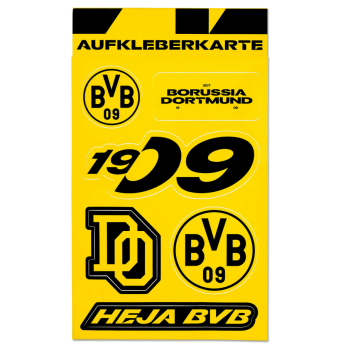 Borussia Dortmund - Aufkleberkarte Heja BVB